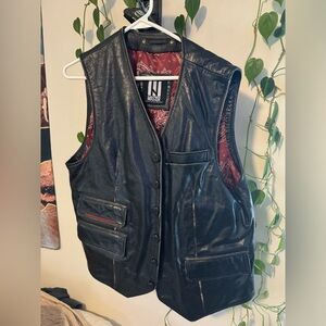 Master Supply Co Gunslinger leather vest XL